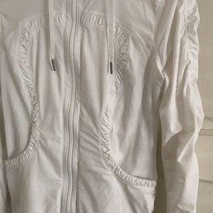 Lululemon White Dance Studio Jacket